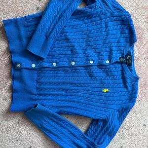 Ralph Lauren Mini-Cable Cotton Cardigan
